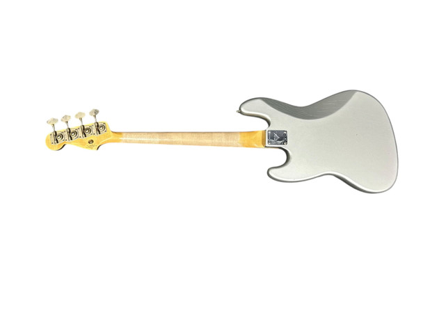 Fender Custom Shop 1965 Journeyman J Bass, Faded Inca Silver/Rosewood  4 String Bass At Bass Central