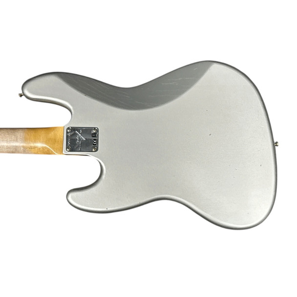 Fender Custom Shop 1965 Journeyman J Bass, Faded Inca Silver/Rosewood  4 String Bass At Bass Central