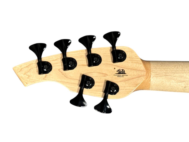 Ernie Ball Music Man Bongo 6 HH, Mantis Green / Maple 6 String Bass At Bass Central