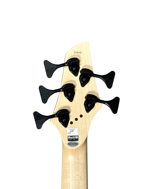 Dingwall NG-3 (5), Lamborghini Orange/ Maple 5 String Bass At Bass Central