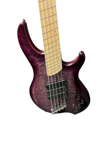 Dingwall Combustion (5), Ultra Violet w/ Maple 5 String Bass At Bass Central
