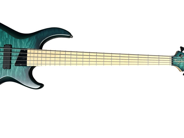 MTD Kingston Norm Stockton Sign. (5), Blueburst / Maple  5 String Bass At Bass Central