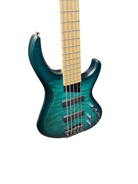 MTD Kingston Norm Stockton Sign. (5), Blueburst / Maple  5 String Bass At Bass Central