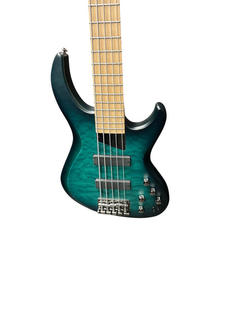 MTD Kingston Norm Stockton Sign. (5), Blueburst / Maple 5 String Bass At Bass Central