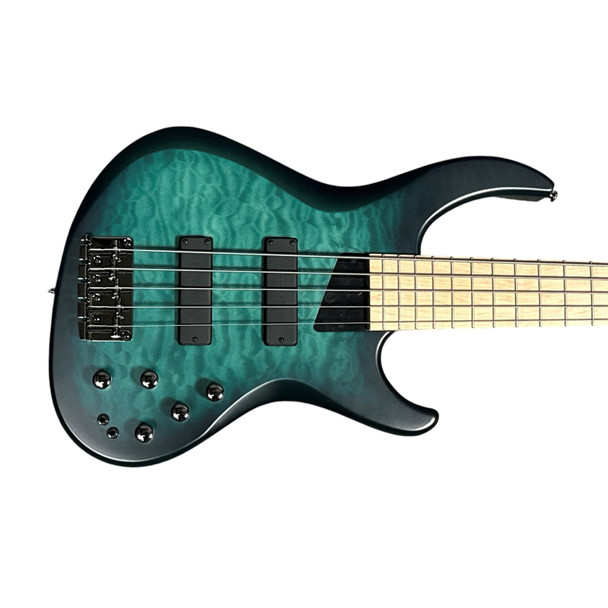 MTD Kingston Norm Stockton Sign. (5), Blueburst / Maple 5 String Bass At Bass Central