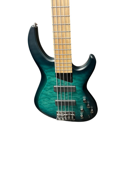 MTD Kingston Norm Stockton Sign. (5), Blueburst / Maple 5 String Bass At Bass Central
