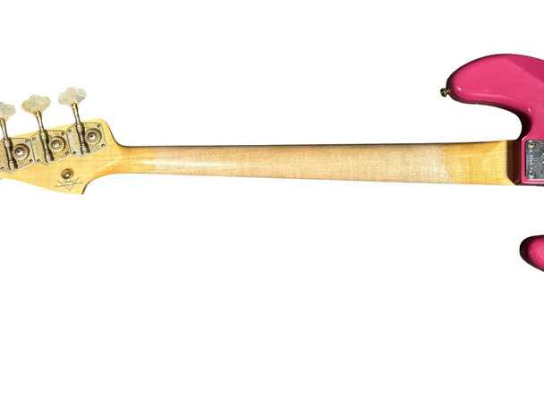 Fender Custom Shop Time Machine Journeyman 1965 Jazz Bass, Faded Dakota Red/Rosewood Back of Neck