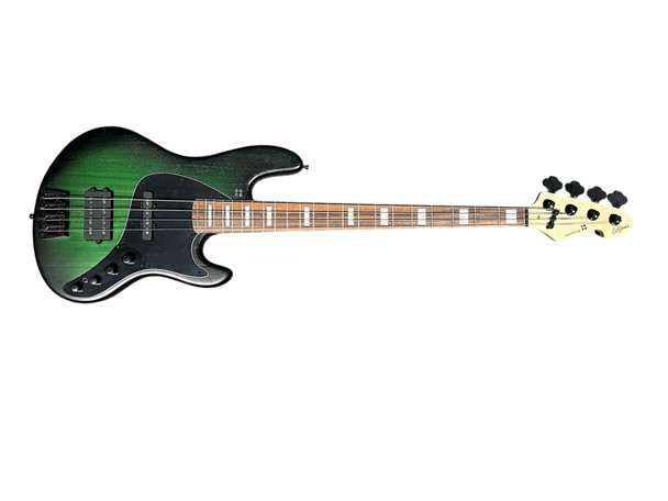 Sandberg Cal. TM-4 Superlight, Green Burst with Pau Ferro 4 String Bass At Bass Central