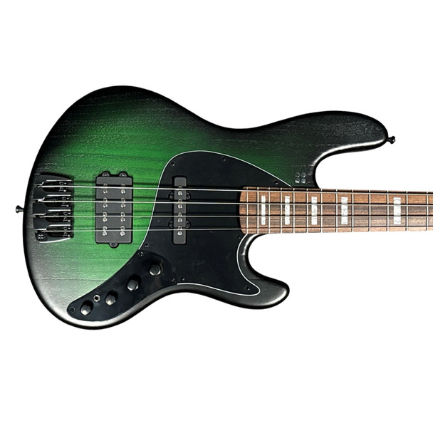 Sandberg Cal. TM-4 Superlight, Green Burst with Pau Ferro 4 String Bass At Bass Central