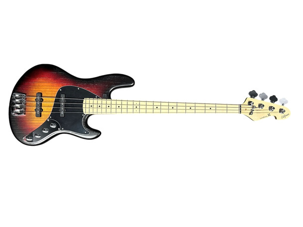 Sandberg California TT-4 SuperLight, 3-Tone Sunburst with Maple 4 String Bass At Bass Central