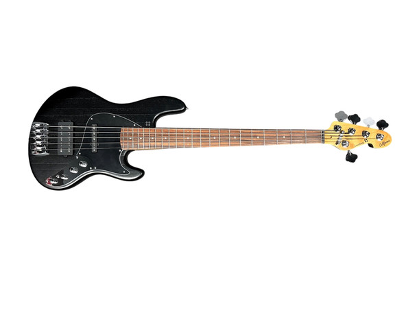 Sandberg Cal. TM-5 SuperLight, Black / Roasted Neck / Pau Ferro 5 String Bass At Bass Central