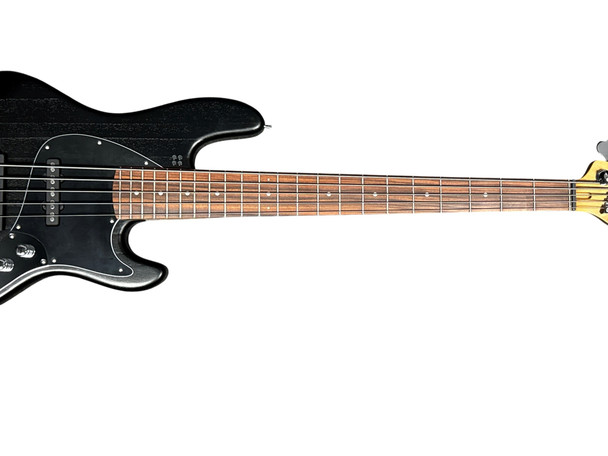 Sandberg Cal. TM-5 SuperLight, Black / Roasted Neck / Pau Ferro 5 String Bass At Bass Central