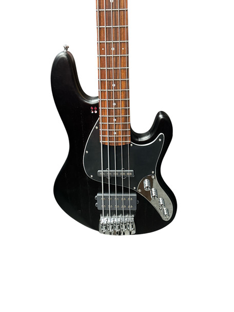 Sandberg Cal. TM-5 SuperLight, Black / Roasted Neck / Pau Ferro 5 String Bass At Bass Central