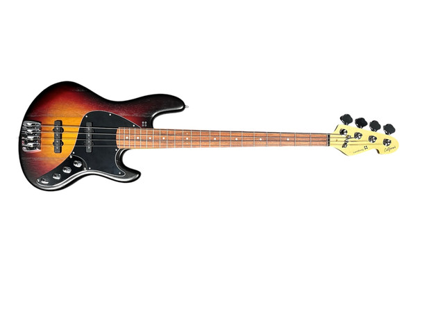 Sandberg California TT-4 SuperLight, 3-Tone Sunburst with Pau Ferro 4 String Bass At Bass Central
