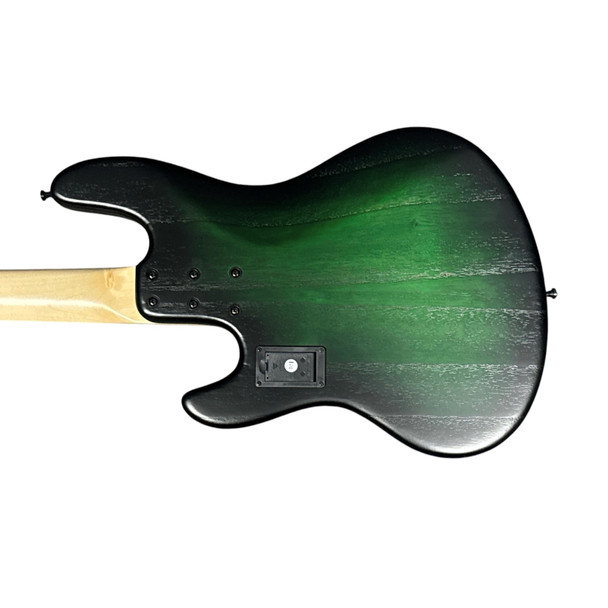 Sandberg Cal. TM-4 Superlight, Green Burst with Maple Neck/ Maple FB, Black Blocks  4 String Bass At Bass Central