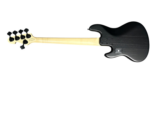 Sandberg TT-5 SuperLight, Matte Black / Maple Neck, BEM FB 5 String Bass At Bass Central