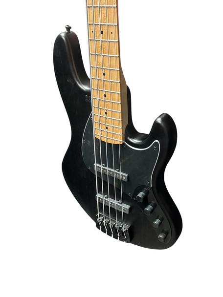 Sandberg TT-5 SuperLight, Matte Black / Maple Neck, BEM FB 5 String Bass At Bass Central