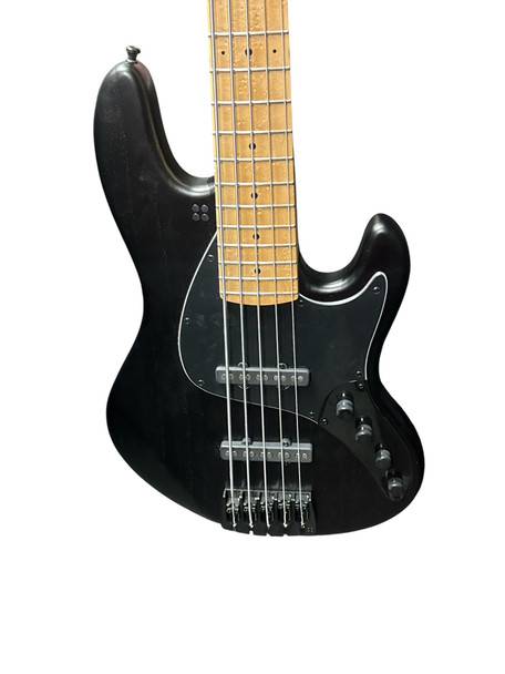 Sandberg TT-5 SuperLight, Matte Black / Maple Neck, BEM FB 5 String Bass At Bass Central