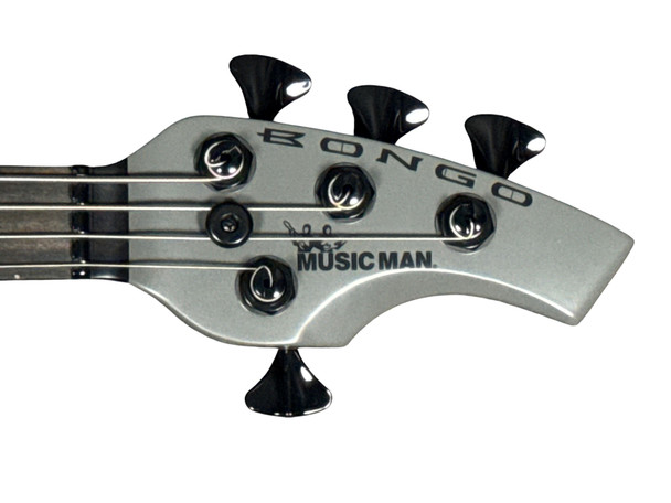 Ernie Ball Music Man Bongo 4 HH, Titan Grey / Ebony  4 String Bass At Bass Central