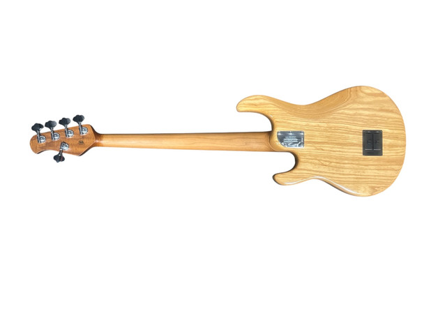 Ernie Ball Music Man StingRay 5 HH Special, CLASSIC Natural 5 String Bass At Bass Central