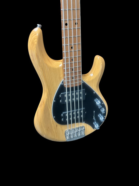 Ernie Ball Music Man StingRay 5 HH Special, CLASSIC Natural 5 String Bass At Bass Central