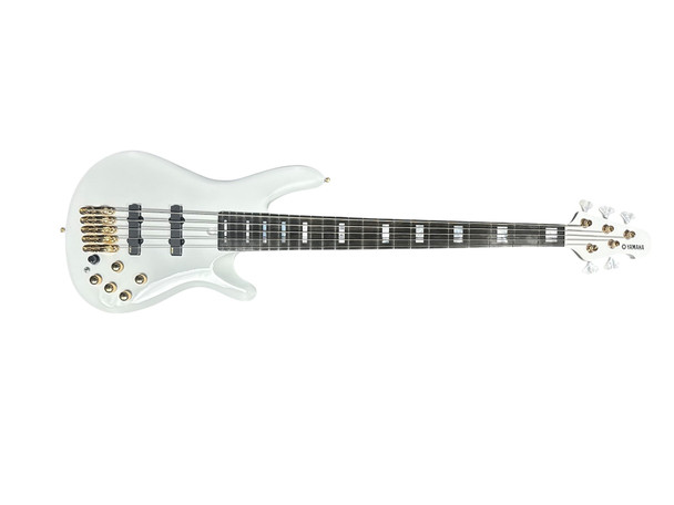 Yamaha Nathan East Signature 5, White / Ebony  5 String Bass At Bass Central