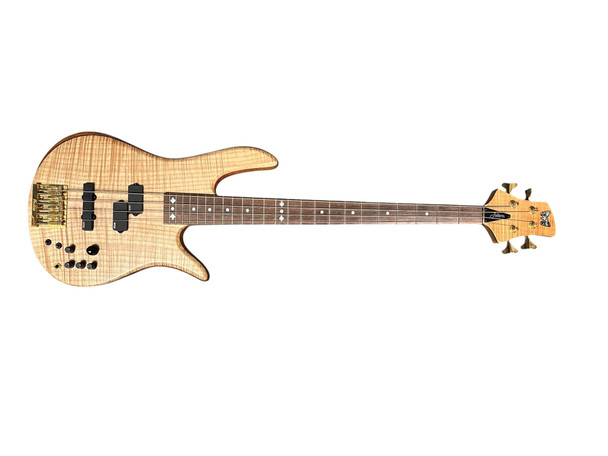 Fodera Victor Wooten Classic Monarch 4 ,Flame, 4 String Bass At Bass Central
