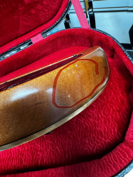 Fodera Vic Wooten Classic Monarch Flame 2016 /Very Good Condition w/Cosmetic Flaws *SIGNED BY VIC ON CONTROL PLATE