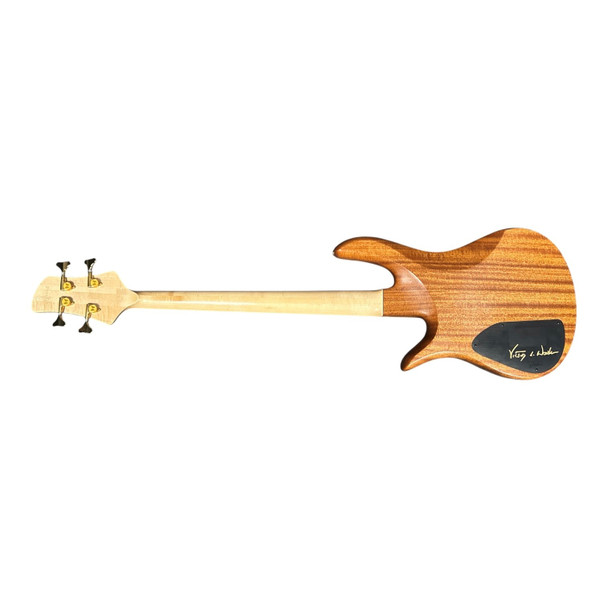 Fodera Vic Wooten Classic Monarch Flame 2016 /Very Good Condition w/Cosmetic Flaws *SIGNED BY VIC ON CONTROL PLATE