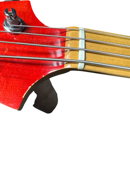 F BASS BN4 Red, Maple Fingerboard 4 String Bass At Bass Central