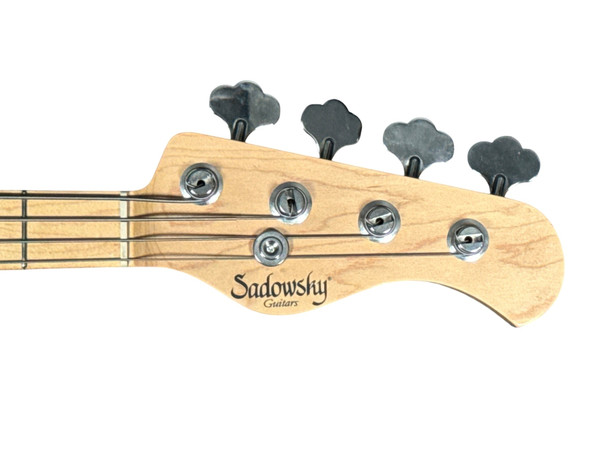Sadowsky Metro 4 HPJ Trans White, Maple Fingerboard 4 String Bass At Bass Central