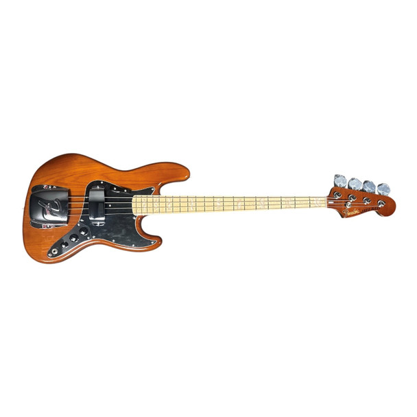 Fender Custom Shop 1975 NOS Jazz Bass, Faded Walnut 4 String Bass At Bass Central