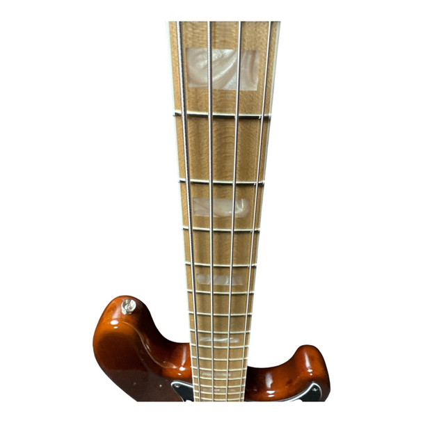 Fender Custom Shop 1975 NOS Jazz Bass, Faded Walnut 4 String Bass At Bass Central