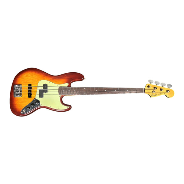 Fender Custom Shop 1964 Journeyman Jazz PJ, Faded Cherry Sunburst /Rosewood 4 String Bass At Bass Central