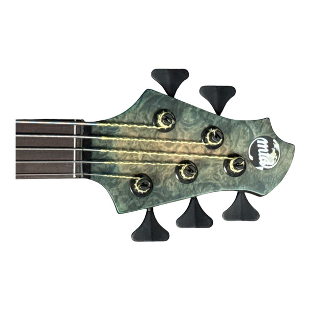 MTD (USA) 535-24, Blue Burst /WENGE NECK/FB 5 String Bass At Bass Central