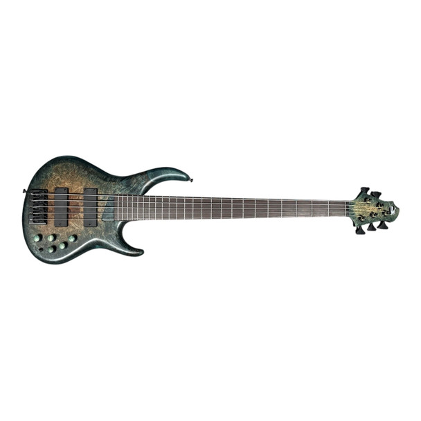 MTD (USA) 535-24, Blue Burst /WENGE NECK/FB 5 String Bass At Bass Central