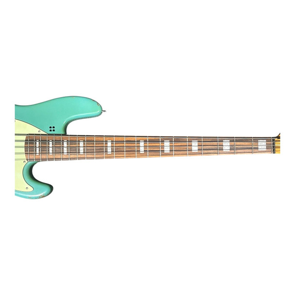 Sandberg California TM-5, Hardcore Aged Roquefort Blue / Pau Ferro 5 String Bass At Bass Central