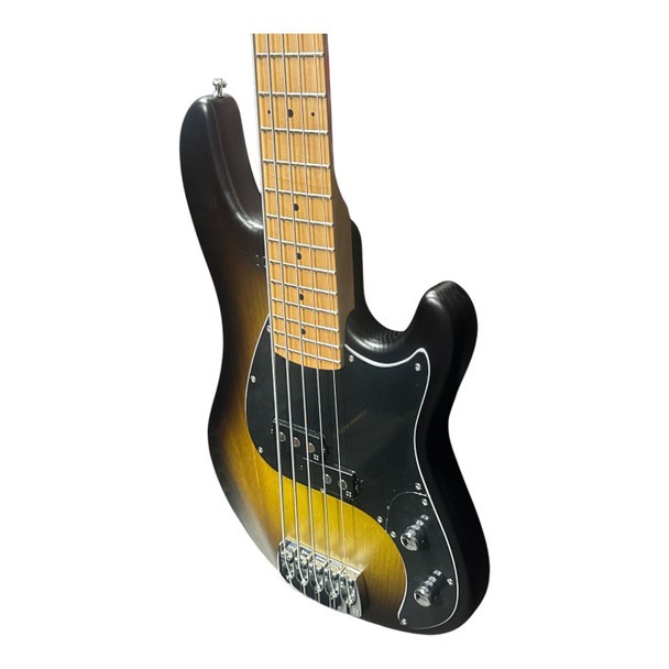 Sandberg VS-5 MEDIUM Scale (32.5"), Tobacco Burst / Maple 5 String Medium Scale Bass At Bass Central