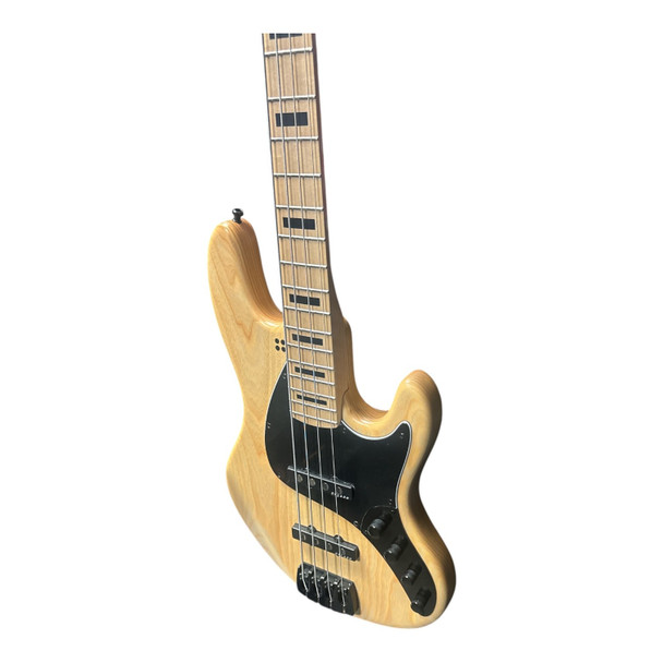 Sandberg Cal. TT-4 , Natural Maple Black Blocks 4 String Bass  At Bass Central