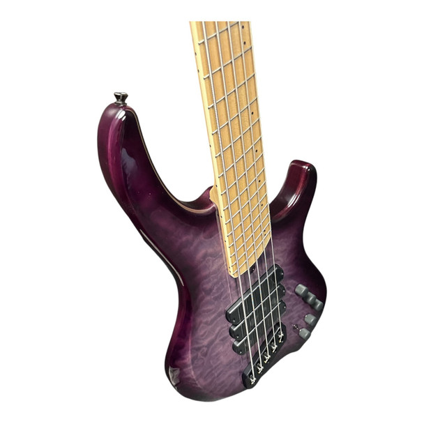 Dingwall Combustion (5), Ultra Violet w/ Maple  5 String Bass At Bass Central