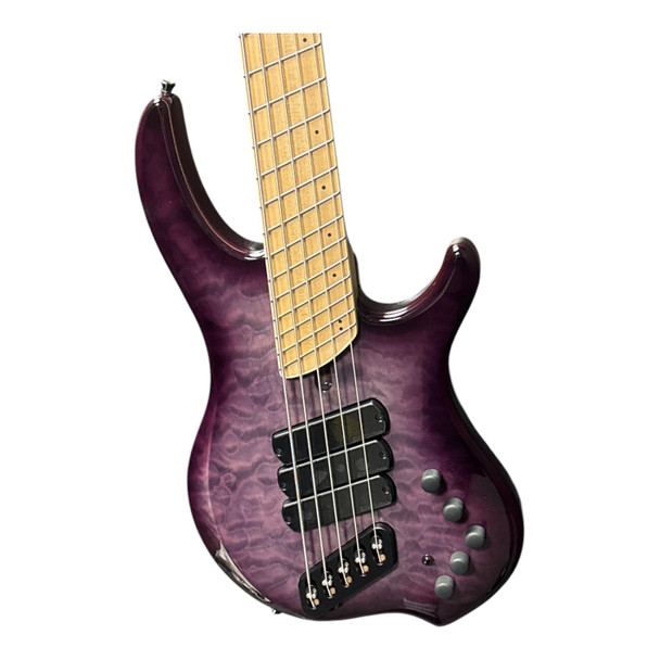 Dingwall Combustion (5), Ultra Violet w/ Maple  5 String Bass At Bass Central
