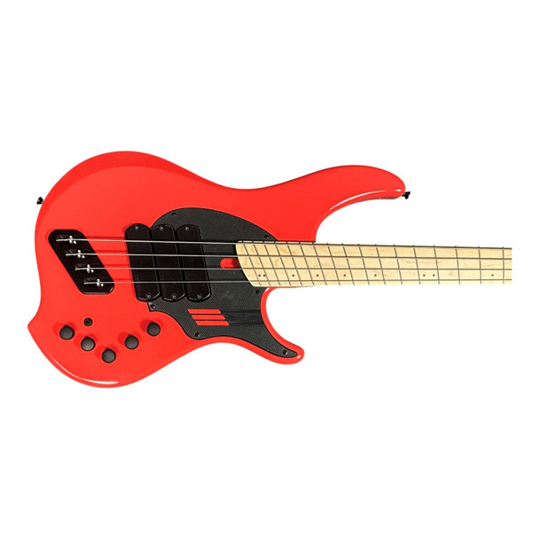 Dingwall NG-3 (5), Fiesta Red / Maple  B-STOCK (Cannot Find Flaw) 4 String Bass At Bass Central