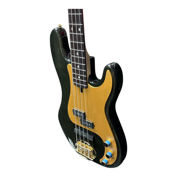 Lakland Skyline Geezer Butler Signature 44-64, Trans Black / Rosewood NEW VERSION 4 String Bass At Bass Central