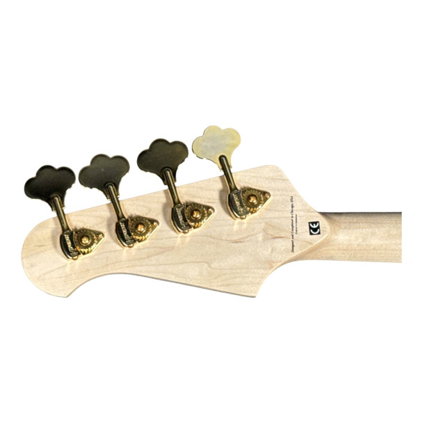 Lakland Skyline Geezer Butler Signature 44-64, Trans Black / Rosewood NEW VERSION 4 String Bass At Bass Central