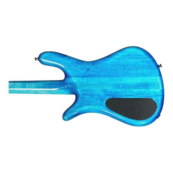 Spector USA NS-2, Bahama Blue Gloss / Pau Ferro 1.5 Nut 8 LBS 4 String Bass At Bass Central