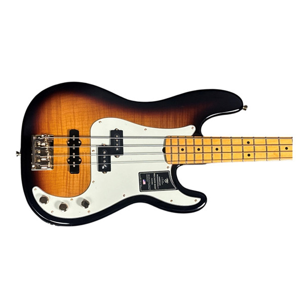 Fender AM Pro 75th Anniversary P-Bass, 2TSB / Maple  4 String Bass At Bass Central