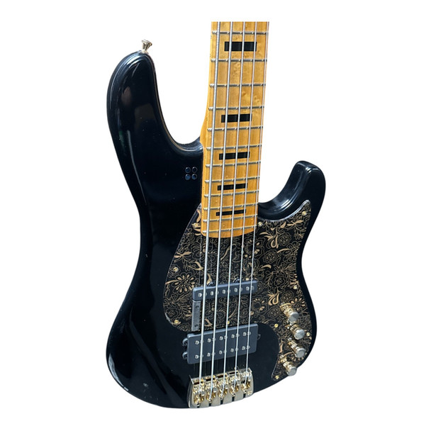 Sandberg Ida Nielsen (5), Soft-Aged Black / Birdseye Maple  5 String Bass At Bass Central