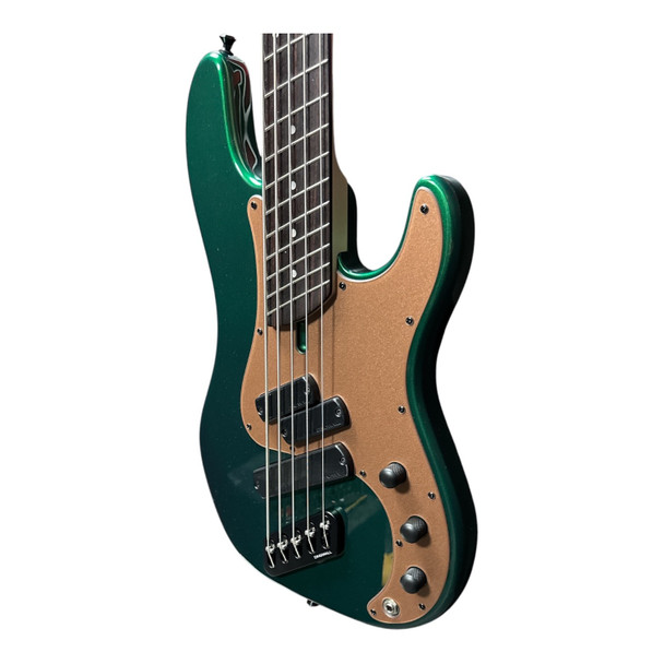 Dingwall SP1 (5) Dark Candy Green / Rosewood  5 String Bass At Bass Central