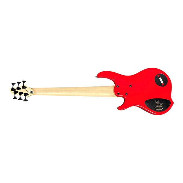 Dingwall NG-3 (6), Ferrari Red / Maple RARE 6 String Bass At Bass Central