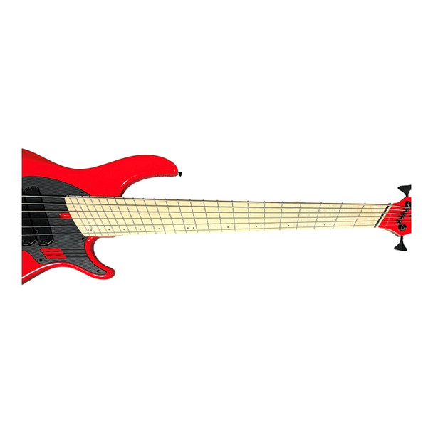 Dingwall NG-3 (6), Ferrari Red / Maple RARE 6 String Bass At Bass Central